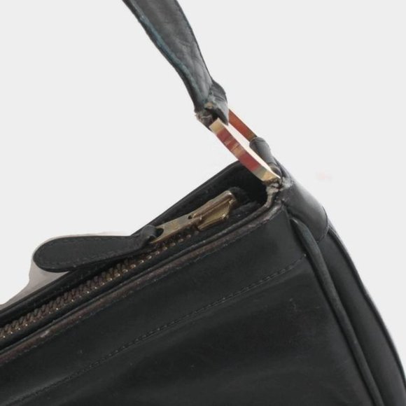 Gucci 1955 Horse-bit style navy leather hobo style shoulder bag - Picture 8 of 11